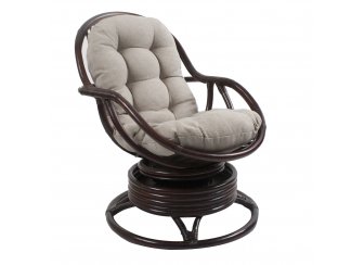 Кресло-качалка Ulfasa с подушкой орех
