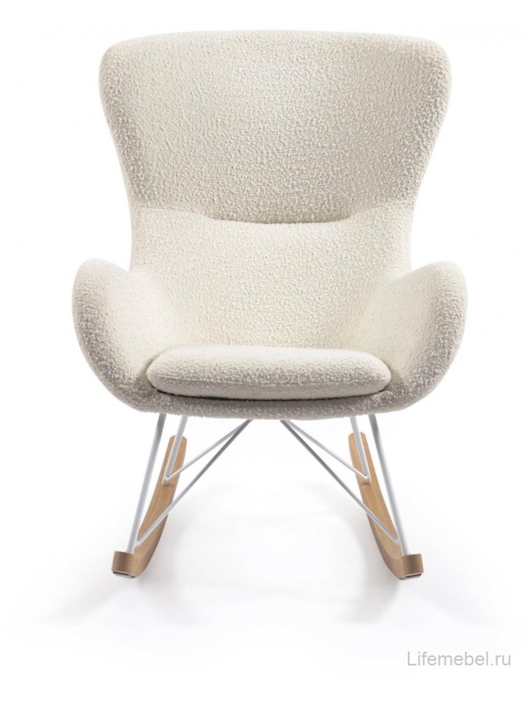 Кресло-качалка Vania белое