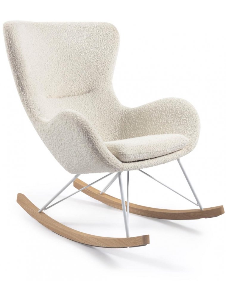 Кресло-качалка Vania белое
