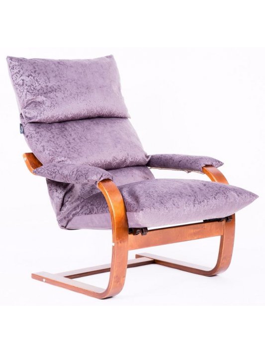 Кресло Онега лаванда / вишня