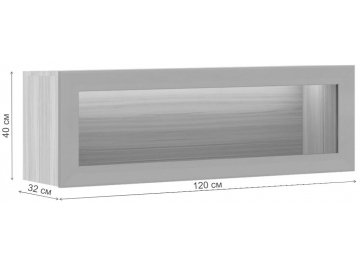 Шкаф навесной Нобиле ПН-ФС НН