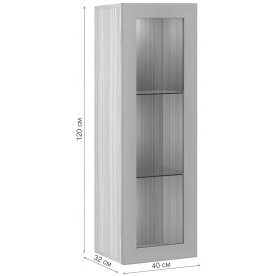 Шкаф навесной Нобиле ПНВ-ФС ШШ