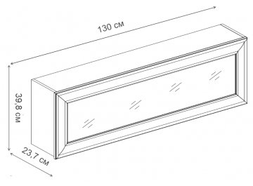 Полка навесная Tiffany 1V
