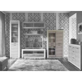 Шкаф-витрина Olivia 1V2D3S