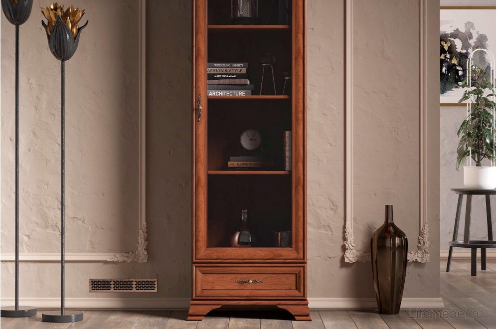 Витрина Kentaki S320-REG1W1S каштан