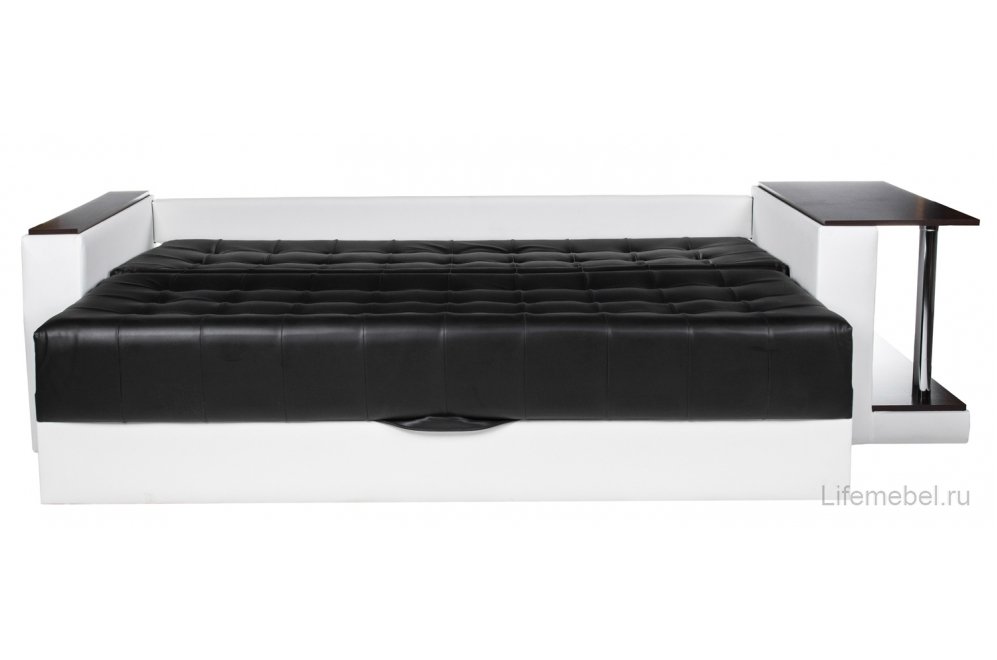 Диван Атлант черный / белый