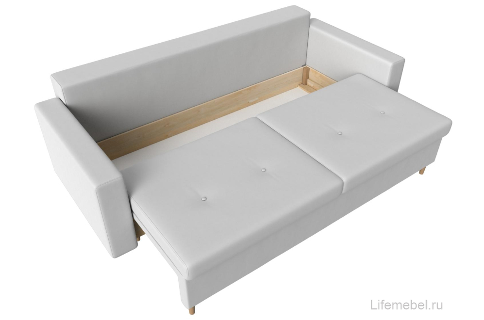 Диван Белфаст экокожа белый