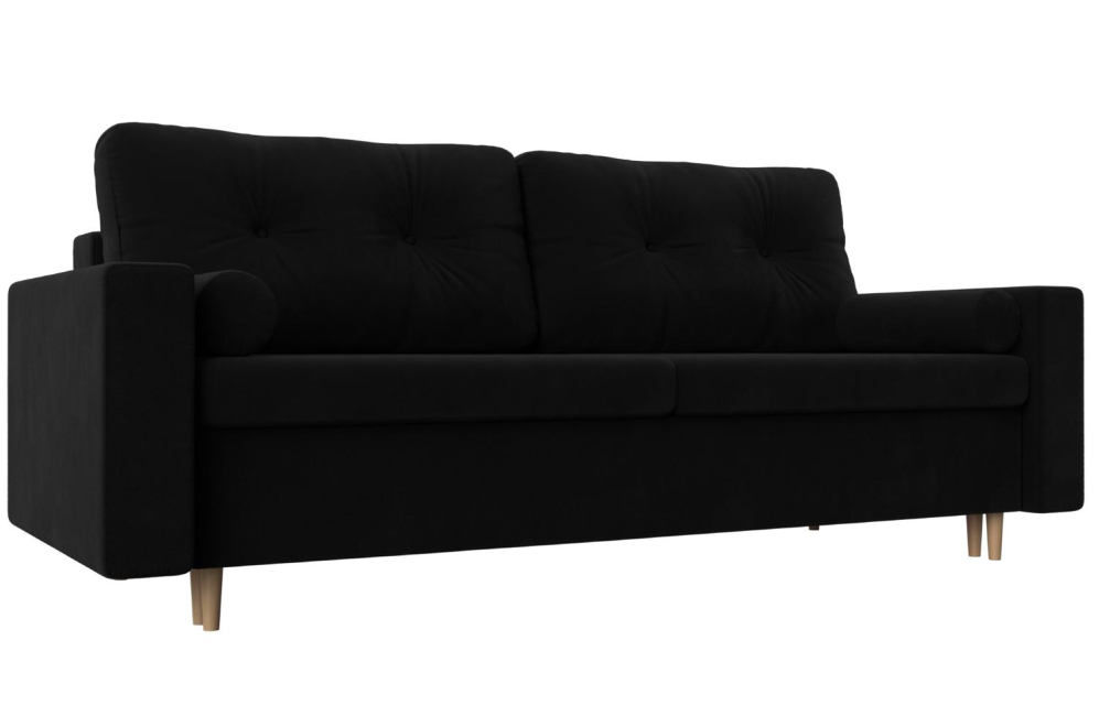 Диван Белфаст микровельвет черный