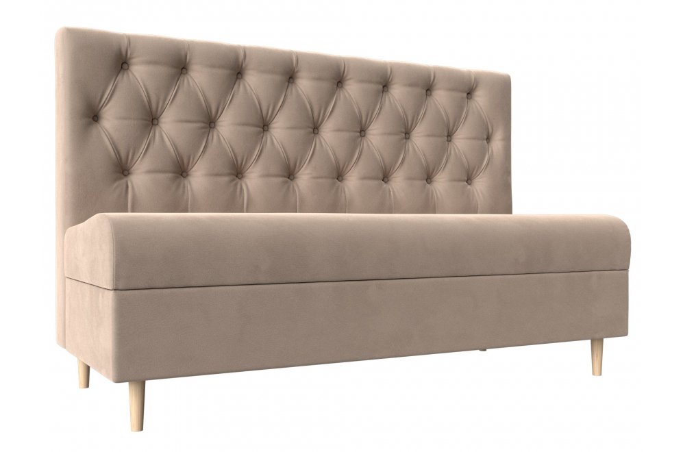 Диван Бремен велюр бежевый