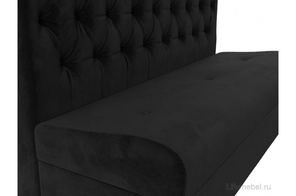Диван Бремен велюр черный