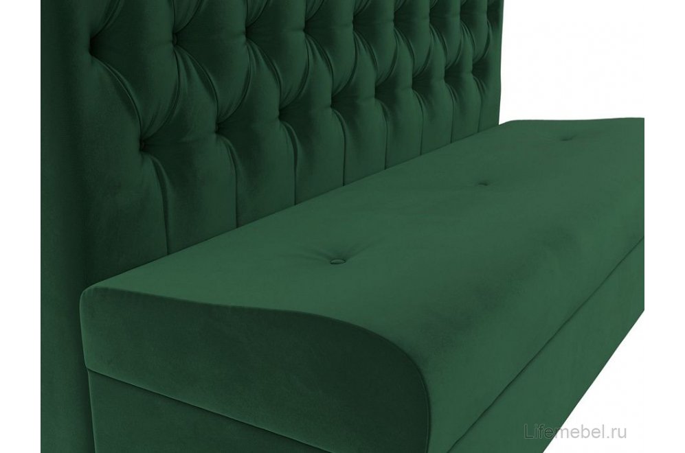 Диван Бремен велюр зеленый
