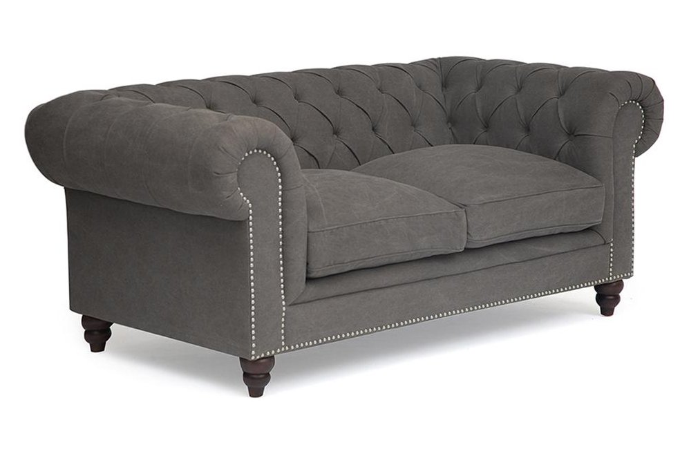 Диван Chesterfield (mod. 5137-40) cерый