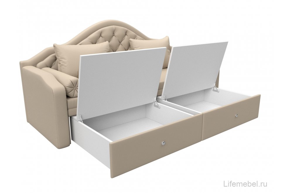 Диван детский Сойер эко кожа бежевый