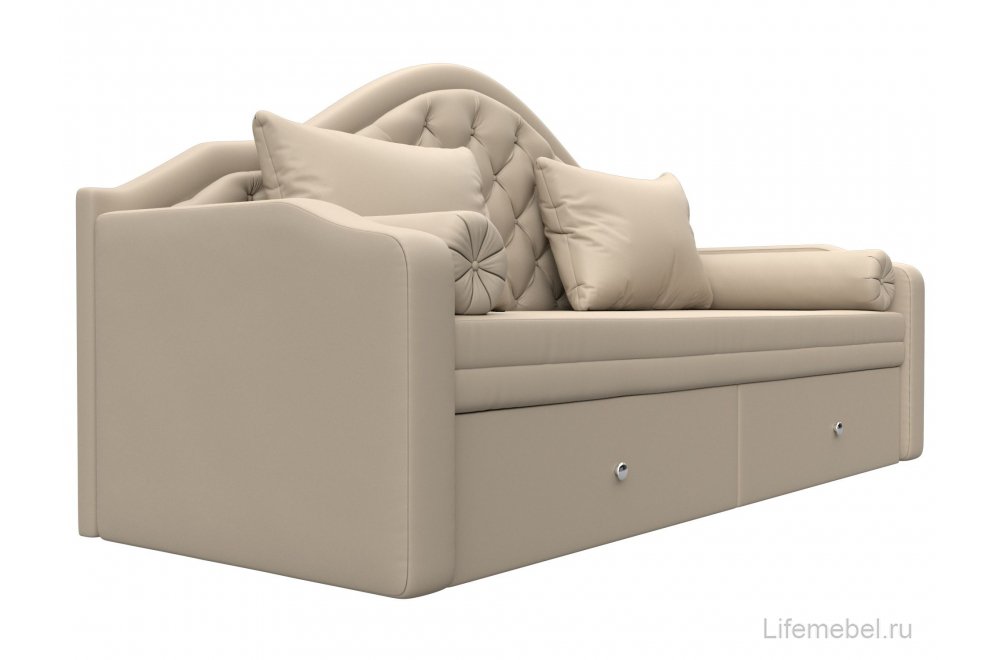 Диван детский Сойер эко кожа бежевый