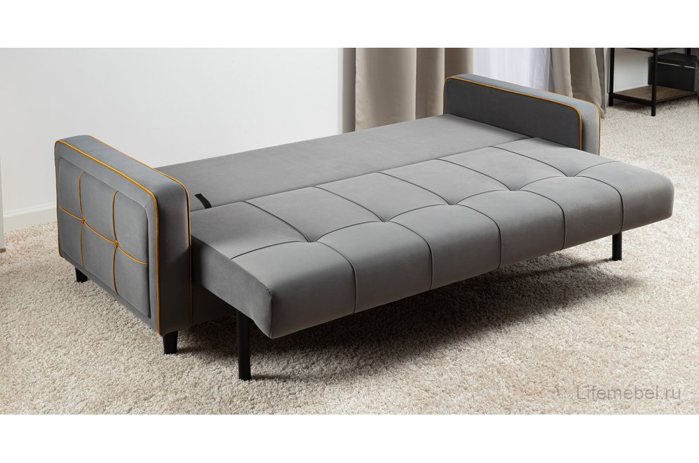 Диван Черри Н ТД 287 irida 21 / эвита умбер горчичный 109