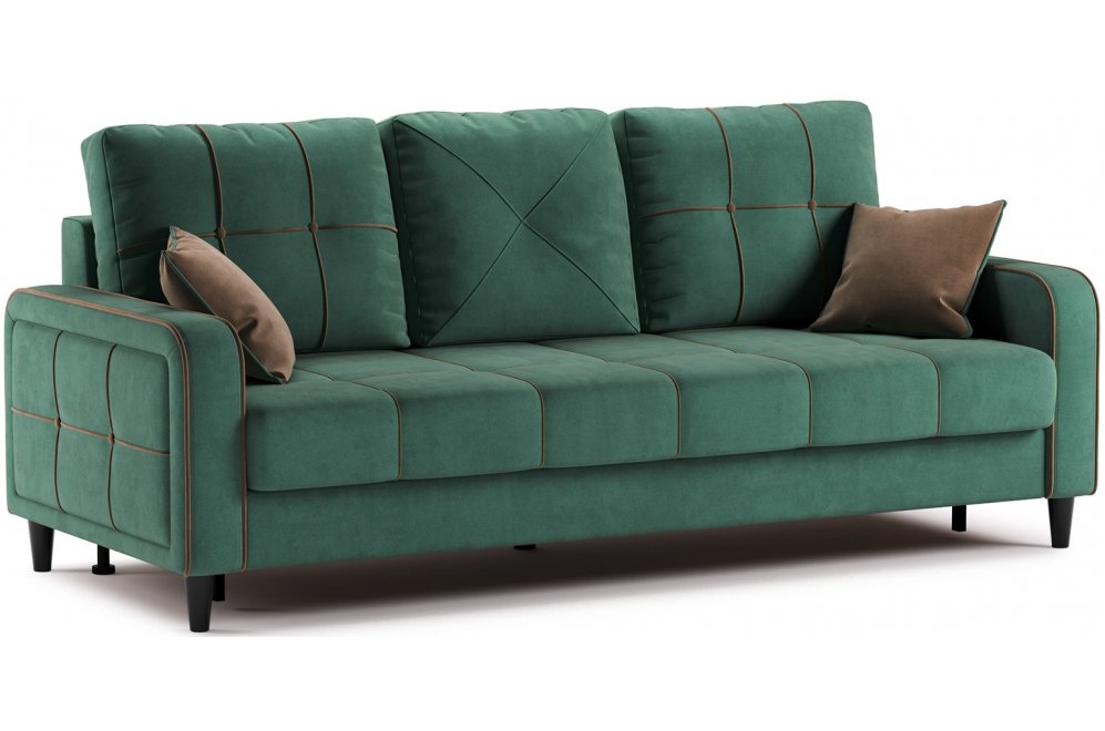 Диван Черри Н ТД 288 irida 09 / эвита шоколад бежево-коричневый 72