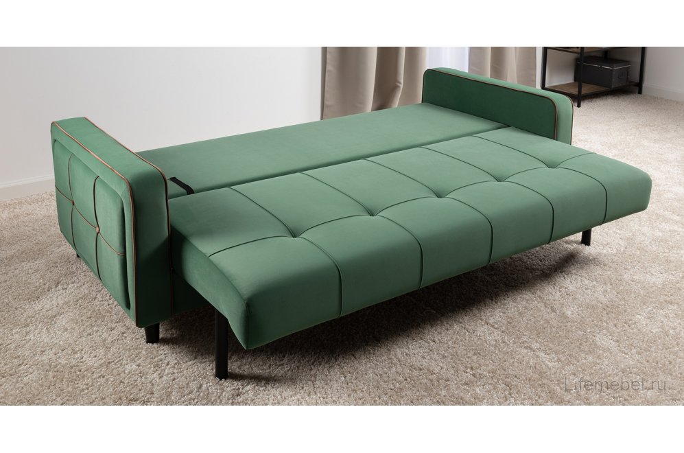 Диван Черри Н ТД 288 irida 09 / эвита шоколад бежево-коричневый 72