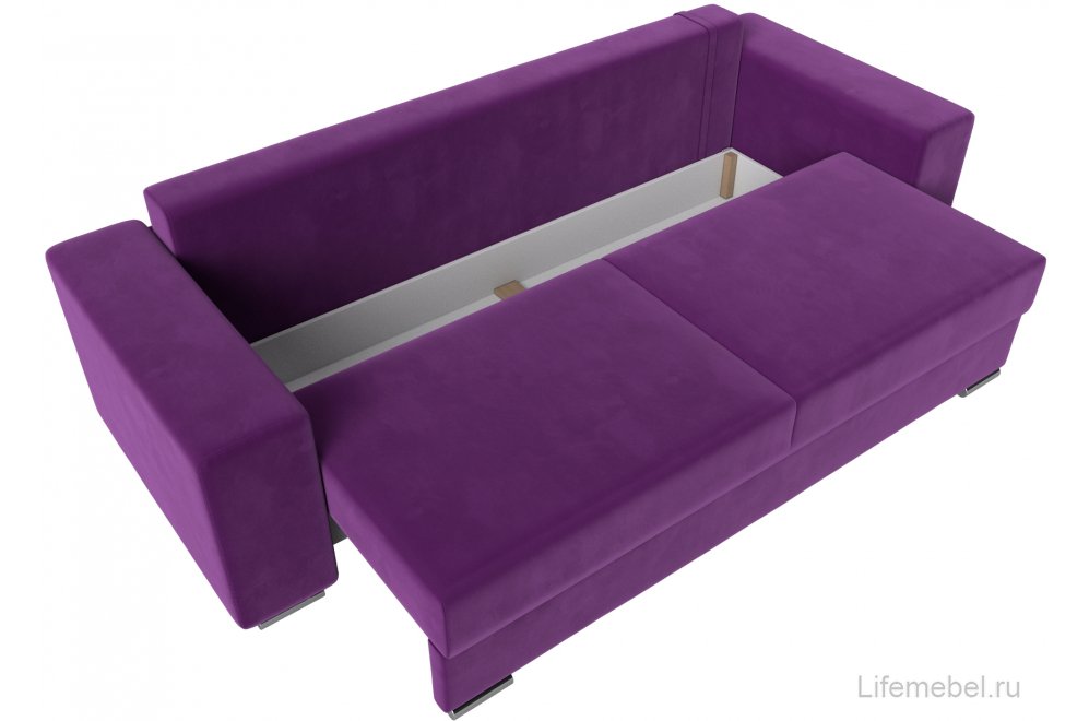 Диван Дрезден фиолетовый микровельвет