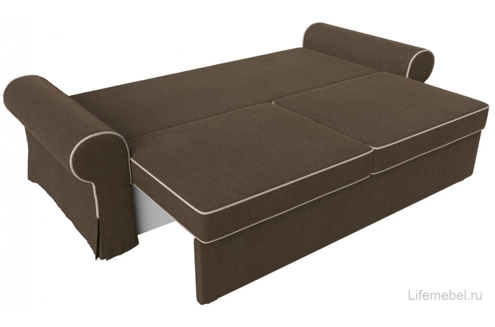 Диван Центавр коричневая рогожка