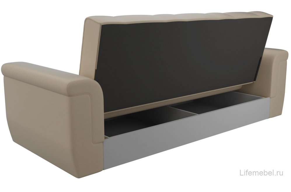 Диван Эллиот экокожа бежевая