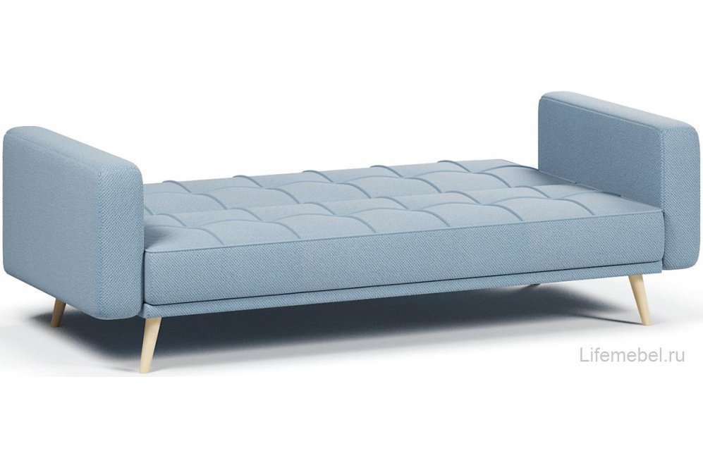 Диван Грейам light blue голубой велюр