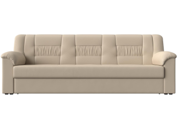 Диван-кровать Карелия бежевая экокожа