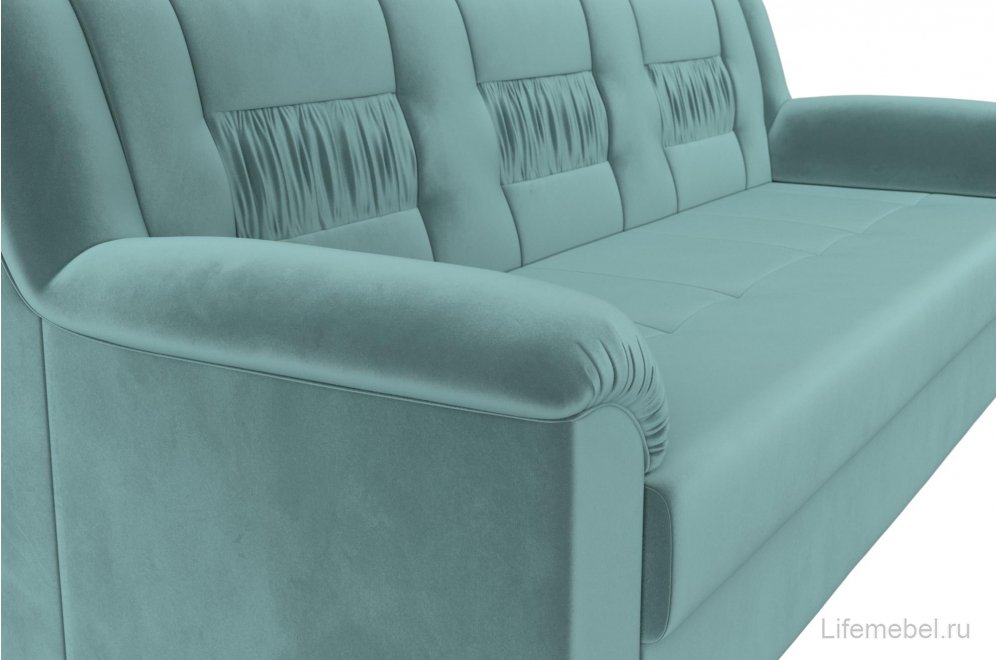 Диван Терра-М бирюзовый велюр