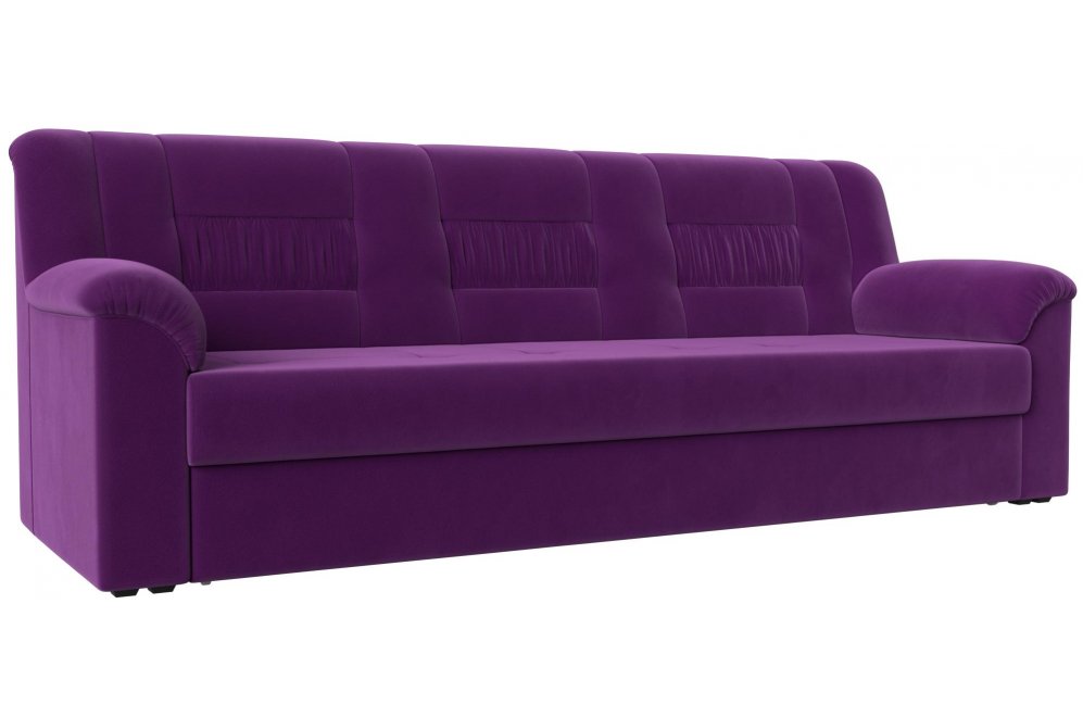 Диван Карелия фиолетовый микровельвет