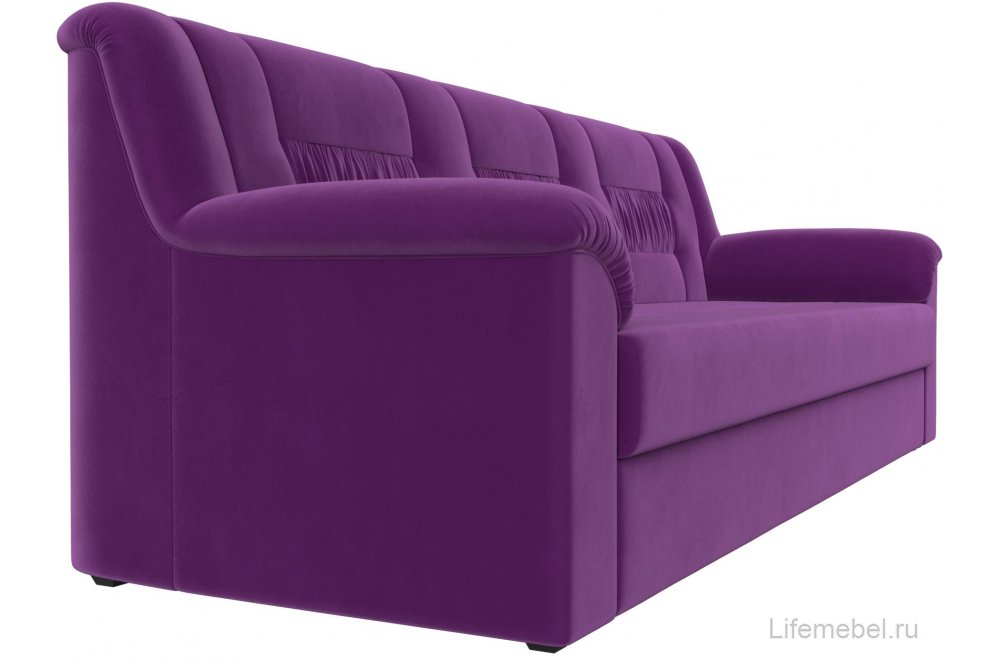 Диван Карелия фиолетовый микровельвет