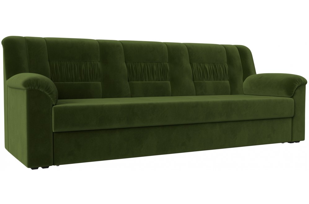 Диван Карелия зеленый микровельвет
