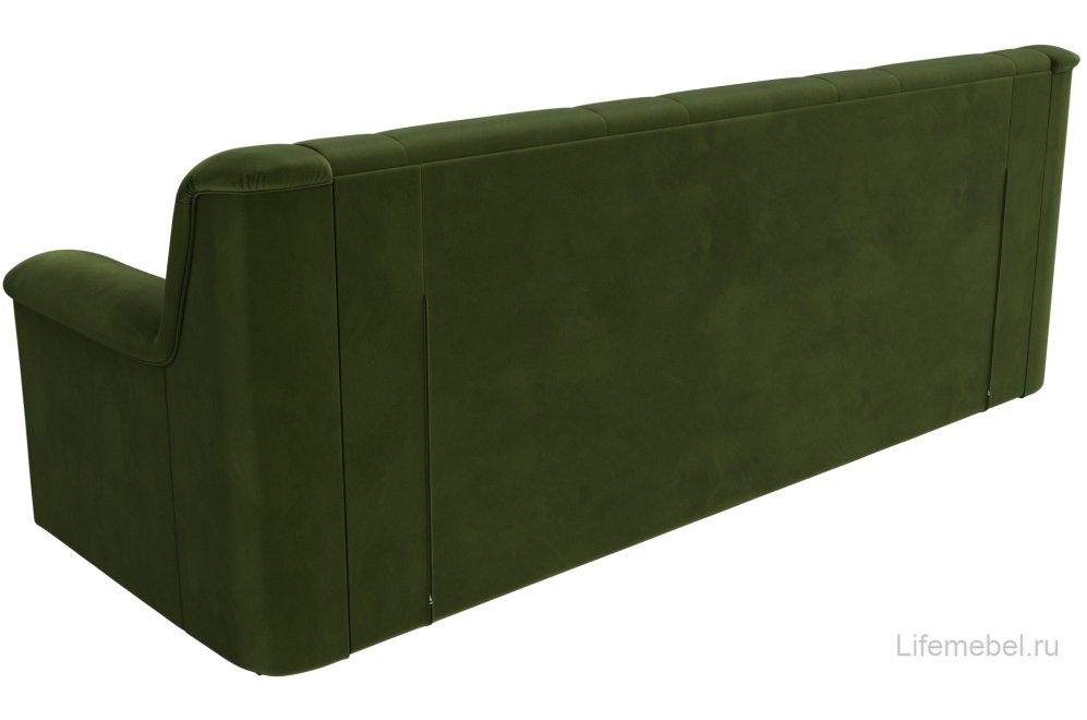 Диван Карелия зеленый микровельвет