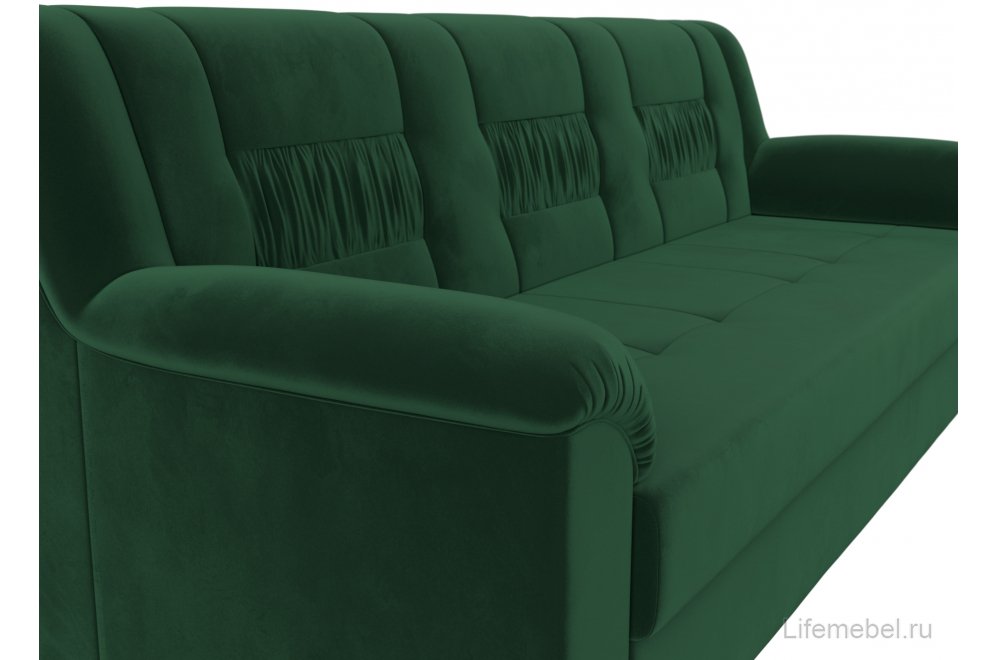 Диван Карелия зеленый велюр