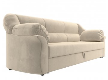 Диван-кровать Карнелла микровельвет бежевый