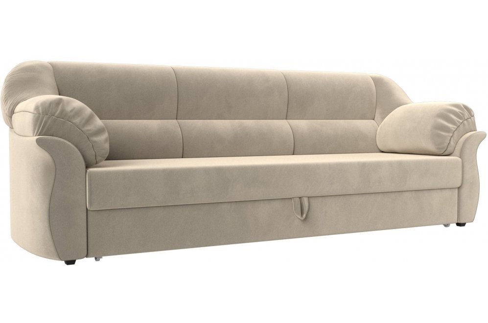 Диван Эллада микровельвет бежевый