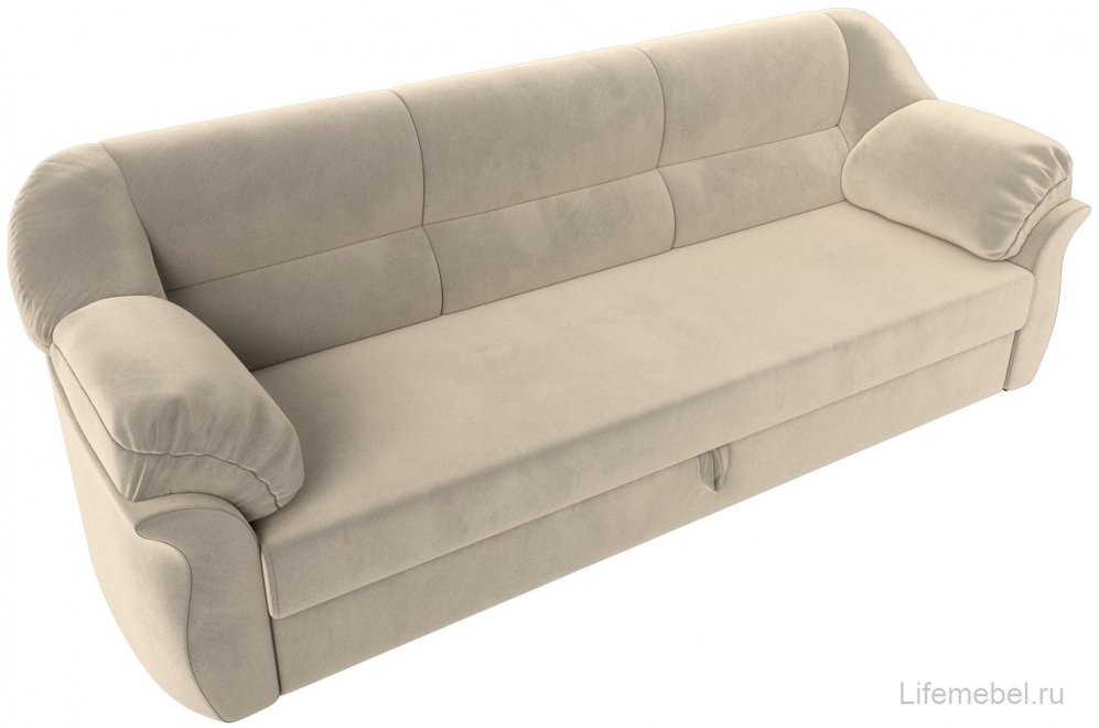 Диван Эллада микровельвет бежевый