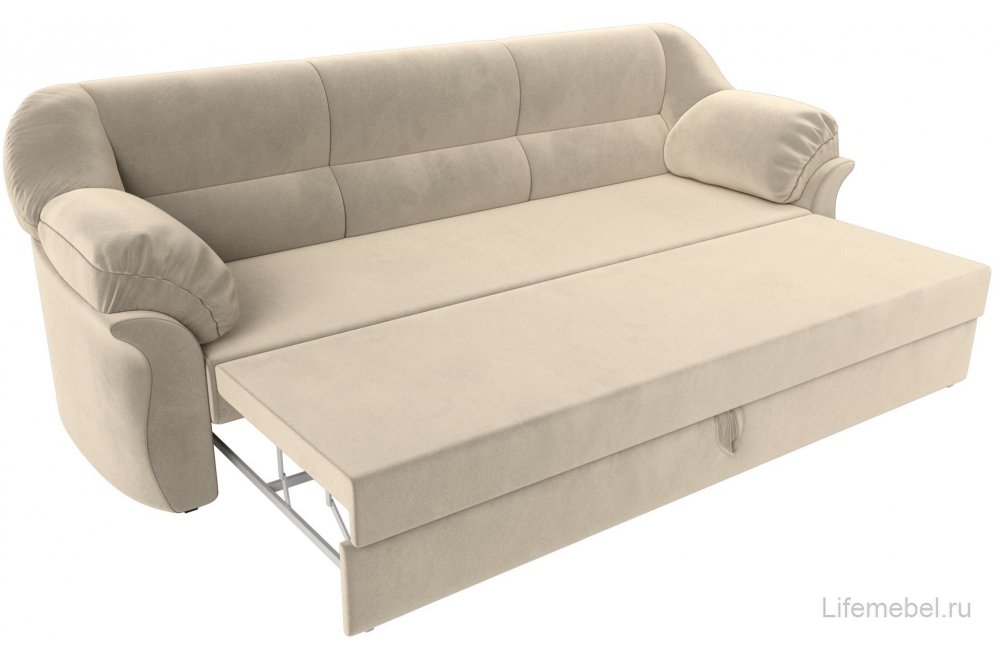 Диван Эллада микровельвет бежевый