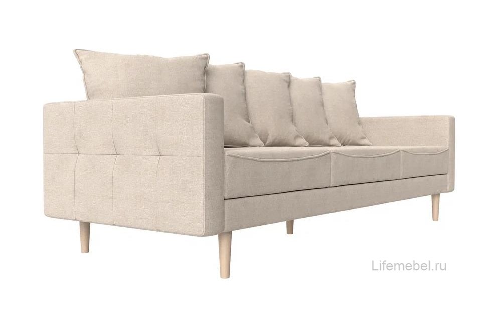 Диван Картес бежевая рогожка