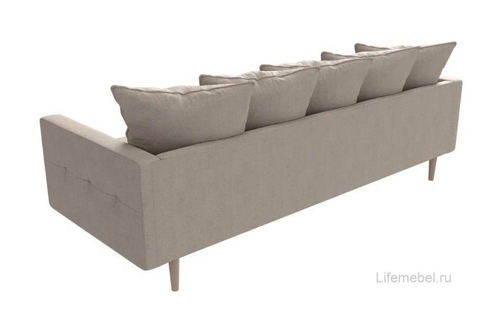 Диван Картес бежевая рогожка