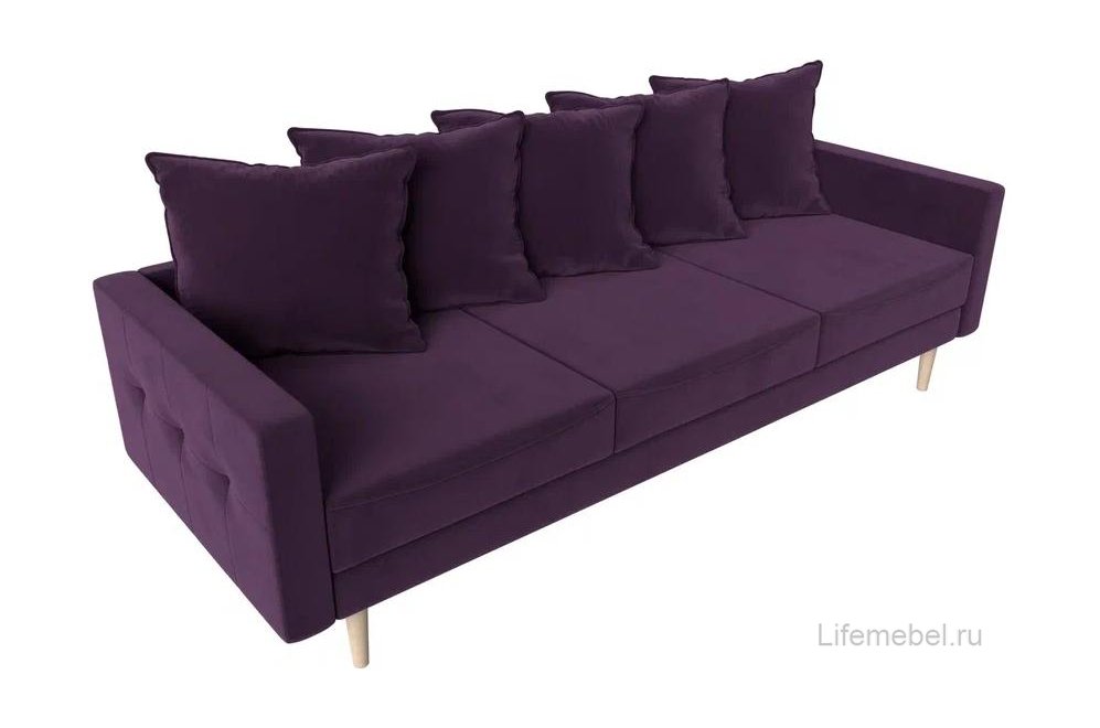Диван Картес фиолетовый велюр