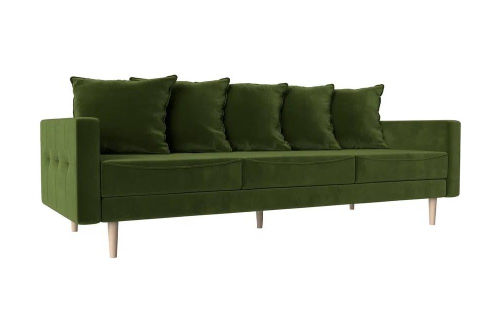 Диван Картес зеленый микровельвет