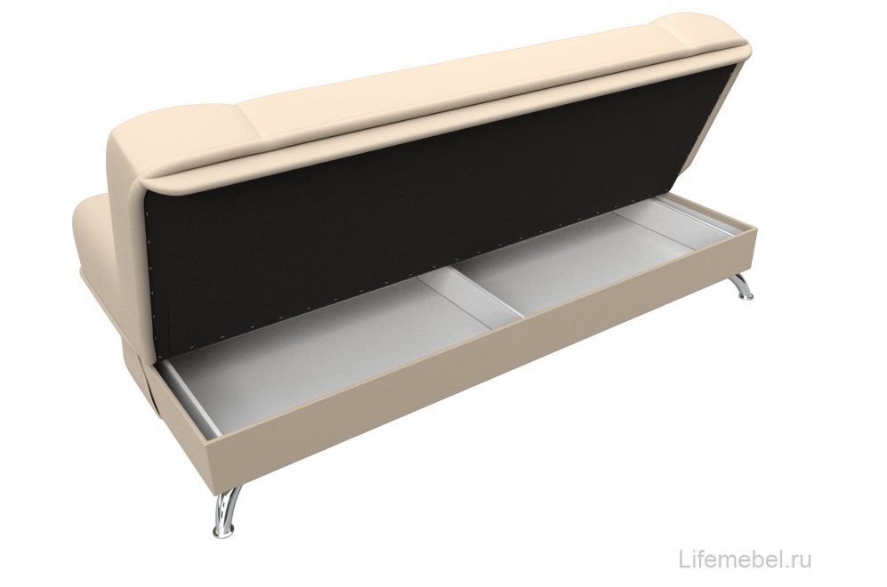 Диван-книжка Юнона экокожа бежевый