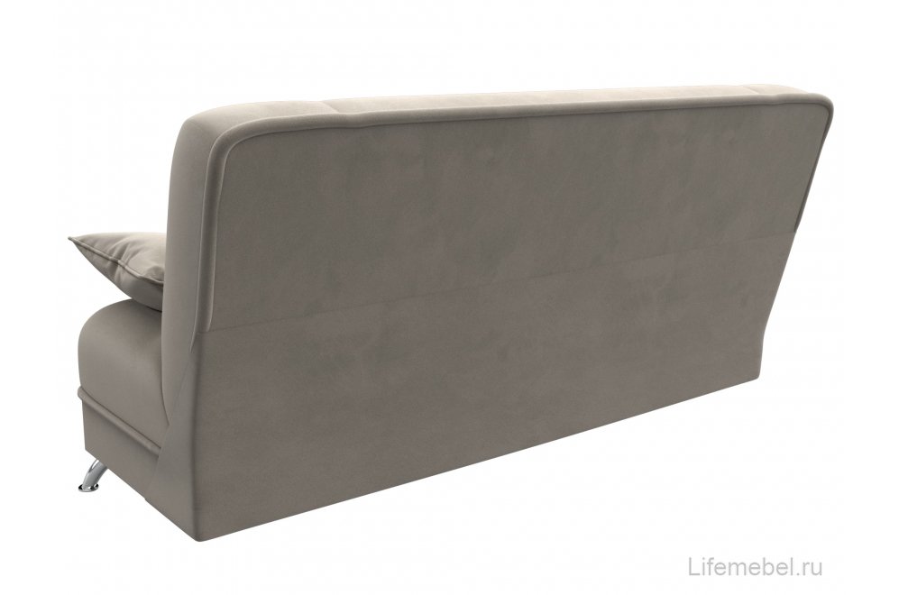 Диван-книжка Юнона микровельвет бежевый