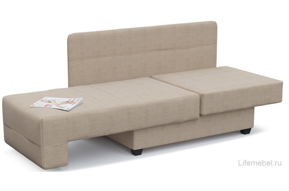 Диван Ламар NEXT еврокнижка рогожка бежевый