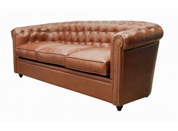 Диван кожаный Karo brown 3S