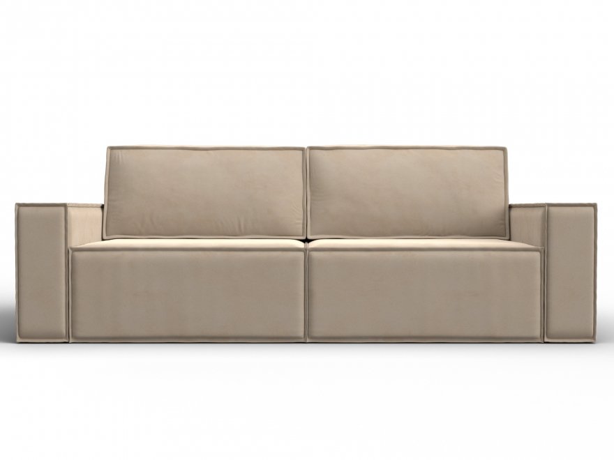 Диван Куба бежевый велюр