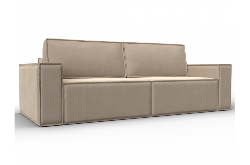 Диван Куба бежевый велюр