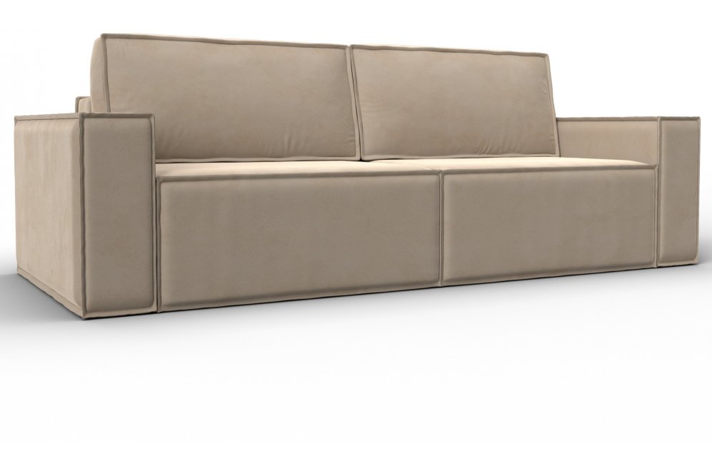 Диван Куба бежевый велюр