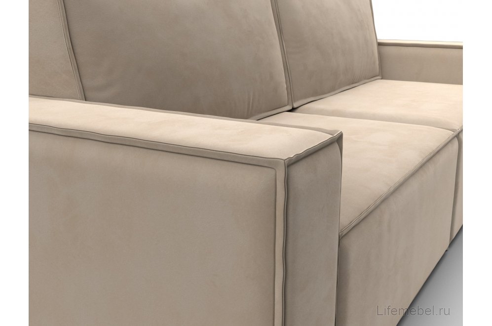 Диван Куба бежевый велюр