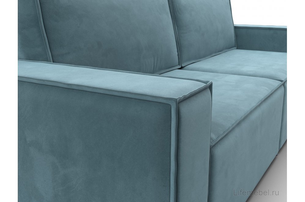 Диван Куба бирюзовый велюр
