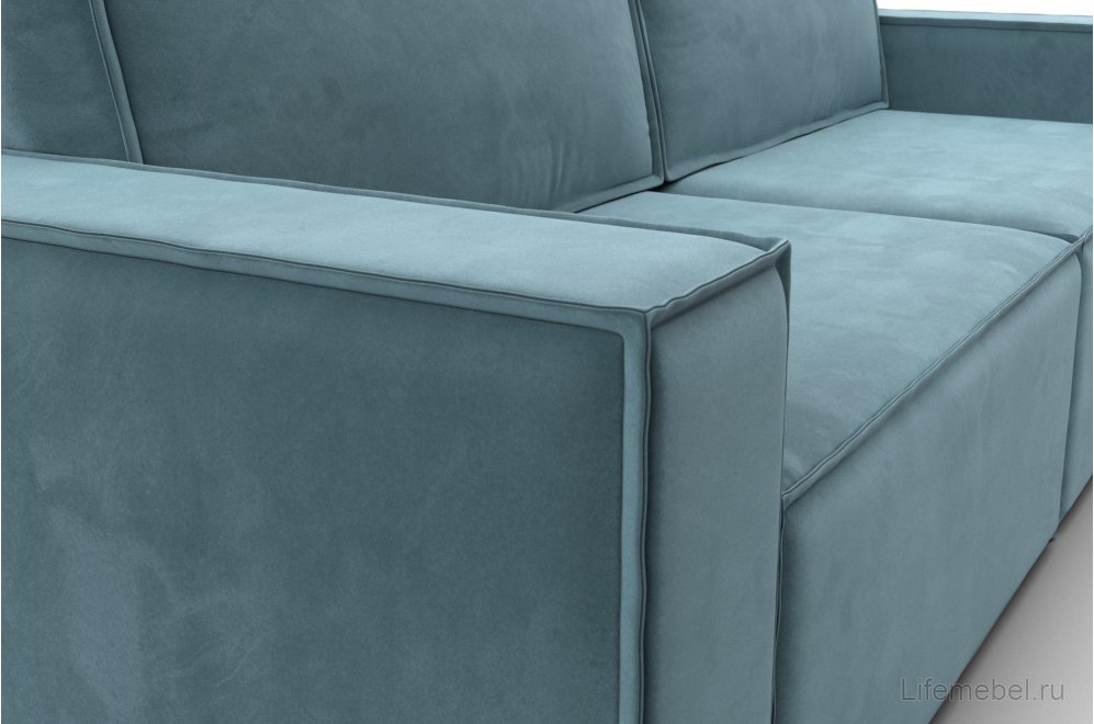 Диван Куба бирюзовый велюр